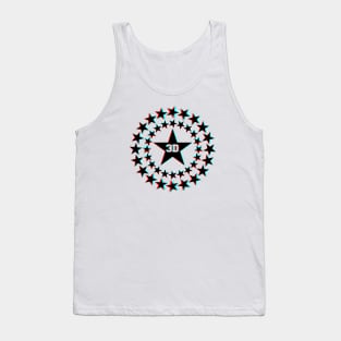 3D Stars Tank Top